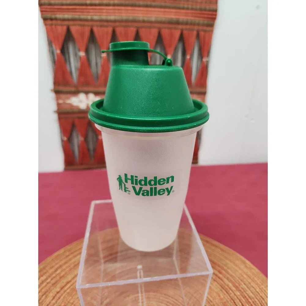 Vintage Hidden Valley Ranch Salad Dressing Shaker Bottle With Recipe